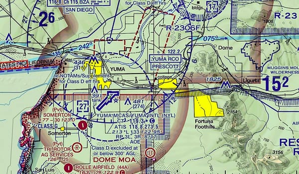 Yuma AZ To Abbotsford BC Flight Test